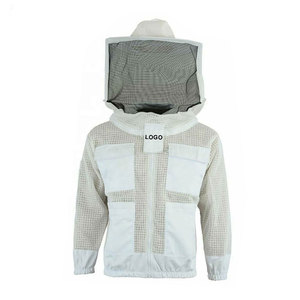 Gran calidad apicultor tela de algodón equipo de apicultura manga de colmena chaqueta de apicultura con velo ropa de abeja - Product Image 3