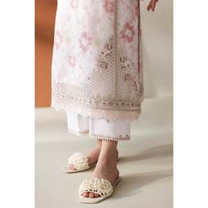 Tissu de robe en mousseline de soie brodée UF-4428 Printemps/Été - Product Image 5