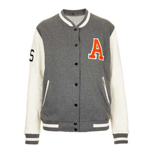 Chaquetas de béisbol con bordado de chenilla de lana de lujo de alta calidad 2024, chaqueta universitaria de calle fina personalizada para invierno - Product Image 3