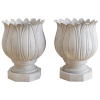 Sculptures et sculptures en pierre artisanales de design moderne en marbre blanc et autres couleurs pour une utilisation intérieure/extérieure, durables, qualité 100% garantie