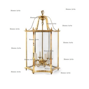 Lot de 2 lanternes en métal poli, taille et forme personnalisées, lanterne suspendue Ramadan au prix de gros - Product Image 4