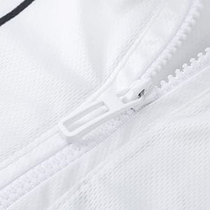 2025, camiseta informal de corte clásico para hombre, camiseta de Polo de punto de manga corta, camiseta de Golf con cremallera, antiarrugas, técnicas oscuras con cuello ODM - Product Image 5