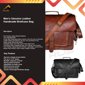 Maletín y Bolsa de Mensajero de Cuero Genuino Ecológico para Hombre de Lujo, Logotipo Personalizado, Capacidad de 50-70L para Actividades al Aire Libre - Product Image 6