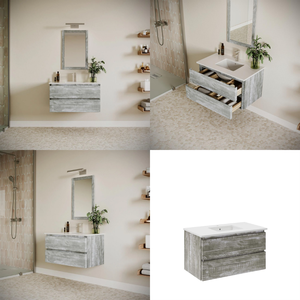 Modern Ready-to-Assemble Wooden Cabinets Home Furniture Set with Wood <b>Metal</b> Sides for Bedroom Kitchen Living Room-Wholesale - Product Image 2