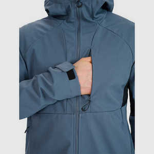 Bulk Quantity OEM Service Men Winter Softshell <b>Jacket</b> Stand Collar Waterproof Breathable Vintage Style Eco-Friendly <b>Customized</b> - Product Image 2