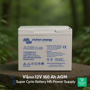 Victron <b>12V</b> 60Ah AGM Super Cycle Battery M5-<b>Power</b> <b>Supply</b> - Product Image 3