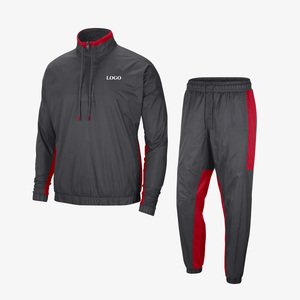 OEM Fashion 2026 Custom Logo Men Sport Tracksuit Set Men Soft Breathable Streetwear High Quality <b>Jogging</b> <b>Suit</b> With Stand Collar - Product Image 1