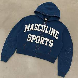 Sudadera con Capucha Personalizable OEM, 100% Algodón Felpa, Cierre de Cremallera, Bordado 3D Premium, Técnica de Lavado a la Piedra, Corte Holgado - Product Image 1