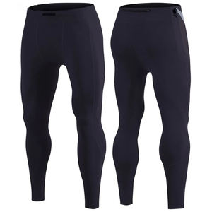 Collants de compression pour hommes à haute élasticité vêtements de sport athlétiques Leggings de compression extensibles respirants légers - Product Image 6