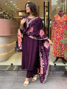 <span class=keywords><strong>DR</strong></span> Haris Vol KINARA lujo viscosa 3 piezas trajes indios con estilo hermoso largo Maxi Salwar Kameez vestidos para fiesta adultos - Product Image 5