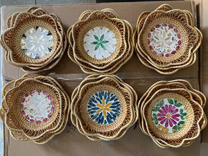 ถาดหวายสานสำหรับงานกิจกรรมร้านกาแฟและใช้ในบ้าน - Product Image 4