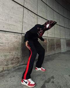 Sudadera con capucha de algodón 100% con cremallera Jersey de estilo sólido para sudaderas y sudaderas de invierno para hombres - Product Image 5