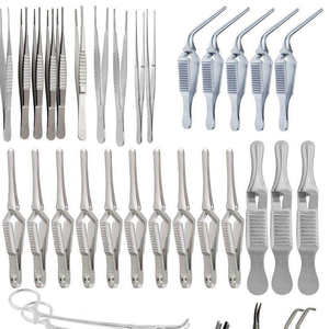 Juego de Cirugía Vascular Mayor, Certificado CE Clase I, Uso Hospitalario, 62 Piezas, Instrumentos Quirúrgicos de Acero Inoxidable, Fuente de Alimentación Manual - Product Image 1