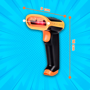 เครื่องสแกนบาร์โค้ดไร้สายแบบ 2 มิติ ได้รับการรับรองมาตรฐาน ROHS รองรับอินเทอร์เฟซ USB COM ขนาด A4 สำหรับการใช้งานบนมือถือ ใช้สำหรับการสแกนในงานโลจิสติกส์ - Product Image 4