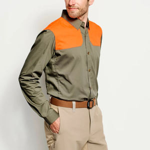 Top qualité hommes Camouflage tir boutonné chemise coton à manches longues tir Aop chemises - Product Image 3