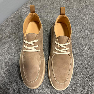 Chaussures de ville pour hommes en cuir véritable de conception italienne, fabriquées à la main, en cuir de vachette véritable, durables pour les réunions de bureau - Product Image 2