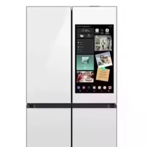 ตู้เย็นแบบประตูฝรั่งเศส 4 ประตู รุ่นใหม่ (29 คิว) ฟุต.) พร้อมฟีเจอร์ Family Hub ในรุ่นกระจกสีขาว - Product Image 1