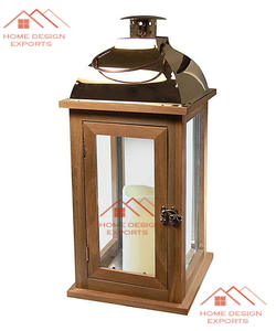 Linterna de madera marroquí decorativa Venta caliente personalización reutilizable degradable granja - Product Image 5