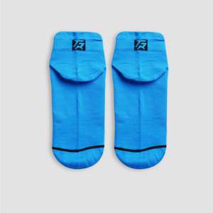 Chaussettes de sport Endura Gym pour hommes et femmes, bleu rayé, 100% coton, sportives, automne, antibactériennes, résistantes à la transpiration, personnalisables - Product Image 4