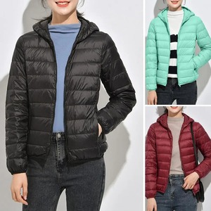 แจ็กเก็ตมีซิปสำหรับผู้หญิงเสื้อแจ็กเก็ตฤดูหนาวกันลมแห้งเร็ว - Product Image 3