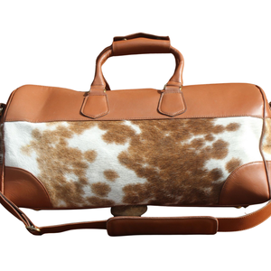 Sac de voyage en cuir véritable de qualité supérieure, fabriqué à la main, avec fermeture à glissière, sangle réglable, grande capacité, durable, pour unisexe - Product Image 5