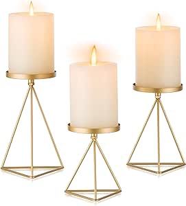 New Style Gold Colour Iron Candle Holder for Home Decor Hotel Restaurant and Christmas <b>Dining</b> <b>Table</b> <b>Centrepiece</b> - Product Image 3