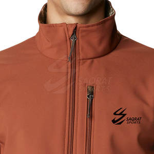 Veste Softshell personnalisée Veste d'hiver Softshell légère Veste Softshell respirante pour hommes - Product Image 6