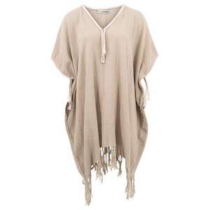 Robe poncho douce et confortable à manches larges, idéale pour la superposition, tenue décontractée élégante, adaptée à un usage quotidien partout - Product Image 1