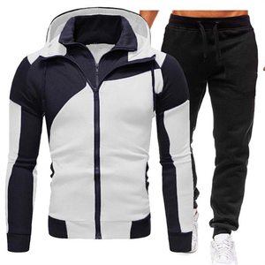 Ensemble de survêtement 2 pièces pour hommes, marque privée, survêtement uni, personnalisé avec logo, tenues d'été - Product Image 4