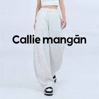 Pantalon décontracté coupe ample pour femmes-Pantalon Palazzo à taille élastique-Pantalon de travail de bureau pour femmes-Pantalon à jambes larges confortable