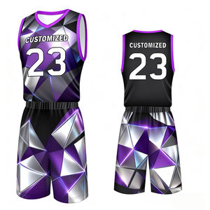 Conjunto de Uniforme de Baloncesto al por Mayor, Tejido Transpirable de Secado Rápido, Ropa de Equipo de Alta Calidad - Product Image 6