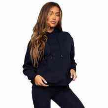 Servicio OEM Sudaderas con Capucha para Mujer, Forradas de Felpa, para Invierno, con Logotipo Frontal, Mezcla de Algodón, Mejor Diseño, Gran Venta - Product Image 4