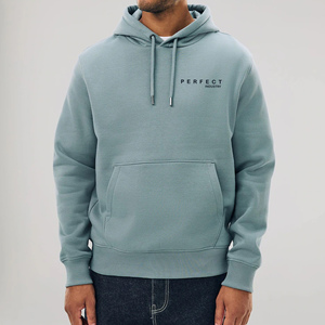 Sudaderas con capucha de calidad superior para hombre Heavyweight 100% algodón Plain Essential Oversize Hoodies streetwear sudaderas con capucha con logotipo personalizado - Product Image 3