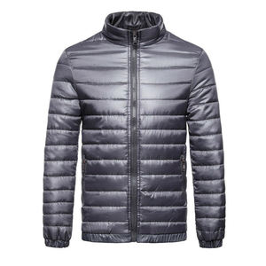 Haute qualité coupe-vent personnalisé hommes manteau d'hiver court Ripstop doudoune chaude capuches coupe-vent épais bouffant veste homme - Product Image 1