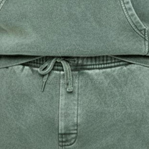 Conjunto Deportivo de Corte Holgado con Lavado Ácido para Hombre, Material Transpirable, Estilo Urbano Elegante, Ideal para Uso Diario - Product Image 6