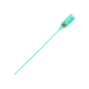 Sello de plástico turquesa Arrow V2 para un embalaje y almacenamiento seguros - Product Image 4