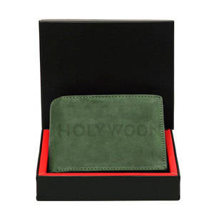 Portefeuille court pliable en cuir véritable pour homme avec un design léger et écologique, plusieurs emplacements pour cartes et rangement sécurisé pour l'argent liquide - Product Image 2