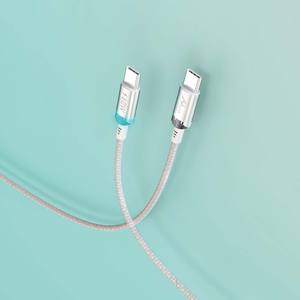 Alta calidad PD60W 1M Cable Tipo-C Super Fast 3A Carga USB Tipo-C a Tipo-C 20W Longitud Color blanco - Product Image 2