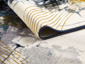 Alfombra turca de lujo hecha a máquina, color azul Flosh, premium, para sala de estar, del fabricante de Gaziantep. - Product Image 2
