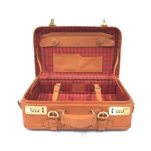 La mejor maleta de cuero de estilo vintage clásico de 14 pulgadas, duradera y elegante, hecha a mano en Indonesia, lujo simple a la moda - Product Image 6