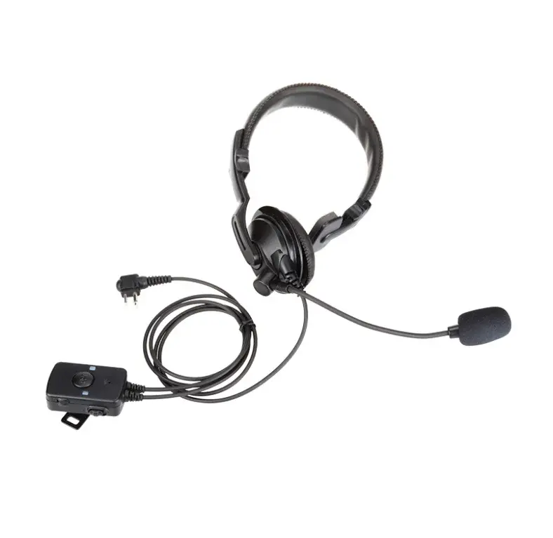 LH1-K1 Trọng lượng nhẹ PTT/VOX tai nghe với Boom Mic cho tk2402/2402V/3000/3100/3101/3102/3107/3118/3130 Walkie Talkie