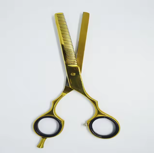 กรรไกรแต่งผมกรรไกรเล็มผมทำจากสเตนเลสสตีลพร้อมขอบมีดโกน - Product Image 3