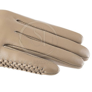Suministro directo de fábrica Guantes de cuero de moda Diseño personalizado Venta en línea Guantes de cuero de moda - Product Image 4