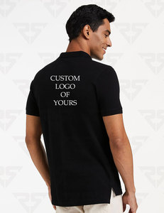 Nuevo estilo, camisetas Polo de alta calidad para hombre, 100% algodón, 150-220gsm, Impresión de logotipo personalizado, uniforme de trabajo escolar, camisetas Polo de verano - Product Image 6