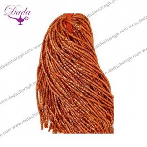 Fil de lingot de cuivre étincelant métallique français pour le travail de broderie-Turquoise en couleur - Product Image 2