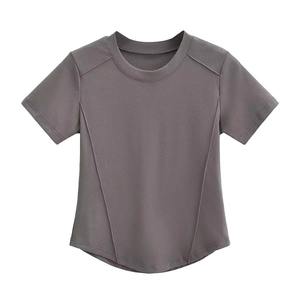 Camiseta sin mangas informal al por mayor, ropa de fabricante de último diseño, camiseta de mujer de estilo de moda de LICRA de algodón de gran tamaño liso lavado - Product Image 6