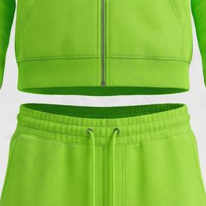 Conjunto Deportivo Personalizado con Logotipo, 100% Algodón, Traje de Invierno con Cremallera para Adultos, Transpirable, Chándal de Dos Piezas Hecho a Medida para Hombre - Product Image 5