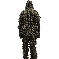 Combinaison de camouflage Ghillie 3D à feuilles, tenue complète de sniper, camouflage woodland pour hommes, combinaisons de sniper Ghillie professionnelles pour l'extérieur
