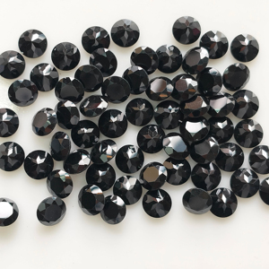 Spinelle noir naturel 7MM Coupe ronde brillante Meilleure qualité Pierres précieuses en vrac pour la fabrication de bijoux Red Mountain Gems - Product Image 1