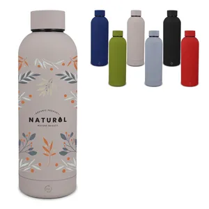 Bouteille d'eau thermique au toucher doux Alchemy, merchandising durable - Product Image 1